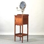 A Victorian mahogany shaving stand