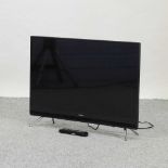 A Samsung flat screen television