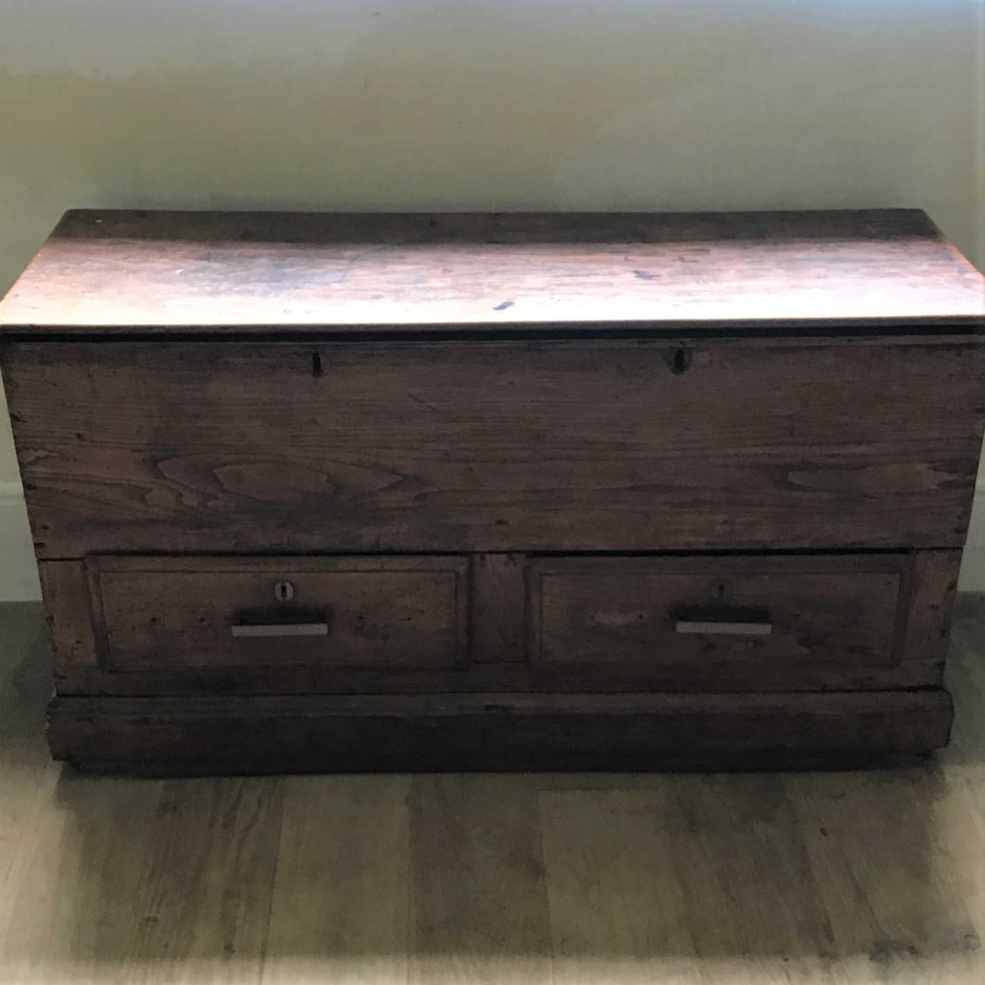 An elm mule chest