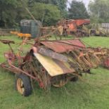 A mid 20th century threshing machine