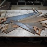 A 19th century hand saw