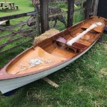 A Fyne Boats hand built wooden skiff