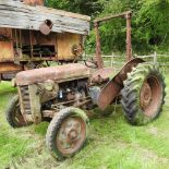 A grey Ferguson tractor, for restoration