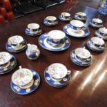 An early 20th century Copeland Spode Asiatic Pheasant part tea set