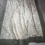 A collection of various curtain fabric