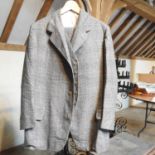 A 1940's Prince of Wales check woollen three piece suit
