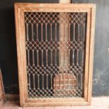 An Indian hardwood window frame