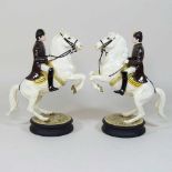 A pair of Beswick figures