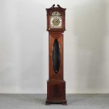 An early 20th century mahogany cased longcase clock