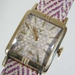 A Wittnauer 10 carat gold filled vintage wristwatch