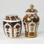 A Royal Crown Derby 'Old Imari' pattern ginger jar and cover