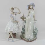 A Lladro porcelain figure of a ballet dancer