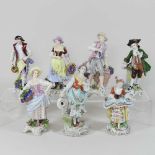 A collection of four Rudolf Kammer porcelain figures