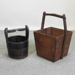 A modern Chinese wooden bucket