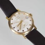 A 1960's Longines gold plated automatic wristwatch