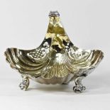 An early 20th century silver fruit dish