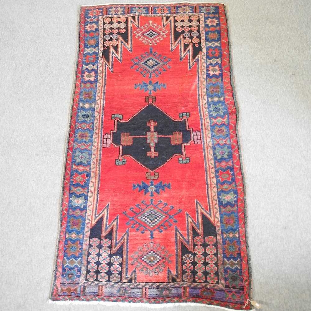 A Turkish woollen rug