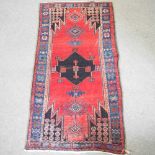 A Turkish woollen rug