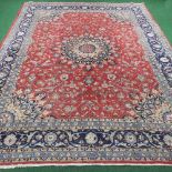 An Indian woollen carpet