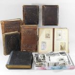 A collection of Victorian and later photograph albums