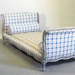 A French upholstered bedstead