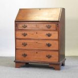 A George III mahogany bureau