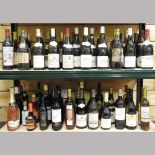 A large collection of wines and spirits