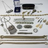 A collection of costume jewellery