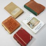 A collection of five miniature books