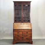 A George III walnut bureau