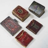 A collection of miniature books