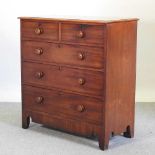 A Victorian mahogany chest of drawers