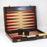 An Italian Dal Negro backgammon set