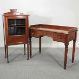 A Victorian mahogany side table