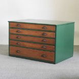 A mid 20th century plan chest