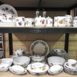 A collection of Royal Worcester Evesham pattern