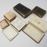 A collection of five miniature books