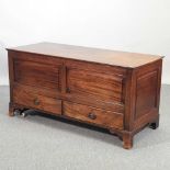 A 19th century mahogany mule chest