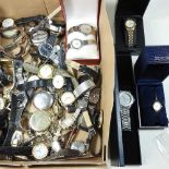 A collection of wristwatches