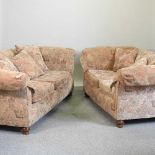A John Lewis floral upholstered sofa