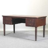 A 19th century mahogany desk