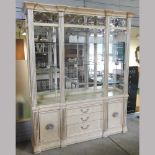 An American Bernhardt glazed display cabinet