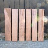 Six mahogany planks