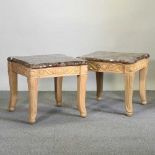 A pair of American Bernhardt coffee tables