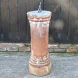 A copper sun dial