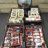 A collection of diecast model vehicles