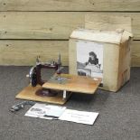 A miniature Essex miniature sewing machine