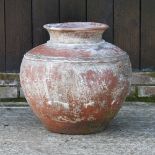 A terracotta urn