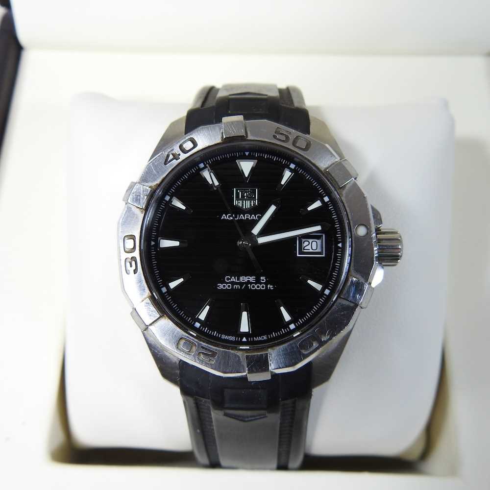 A Tag Heuer Aquaracer gentleman's wristwatch, - Image 3 of 6