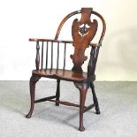A 19th century style Windsor armchair